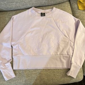 Nike cropped sweater
